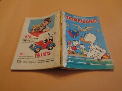 Topolino N° 665 Originale Mondadori Disney Discreto 1968 Bollini