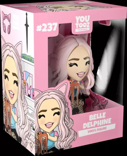 Youtooz Belle Delphine Vinyl Figure, 4.8 from Youtooz Belle Delphine Pink  Wig Figure, High Detailed Belle Delphine Collectible Figure from The