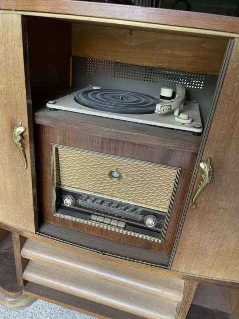 meuble radio et tourne disque vintage 3