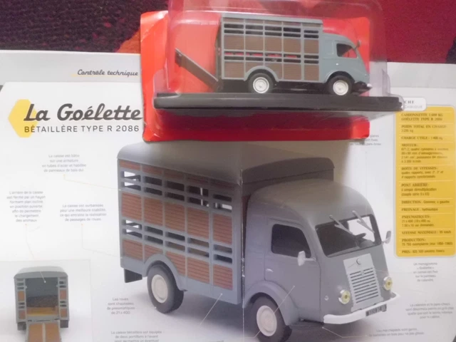 Camion CIJ Goélette Des PTT Avec Remorque Et Boîte – Modèle Ancien Collection