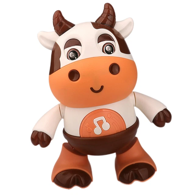 Cute Cow Musical Toys Funny Electric Kids Cow Toy Kids Gifts Early Education Toy