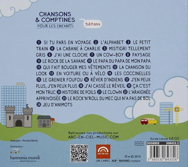 CHANSONS & COMPTINES Pour Les Child de 6-7 Ans (CD) EUR 15,76 - PicClick FR