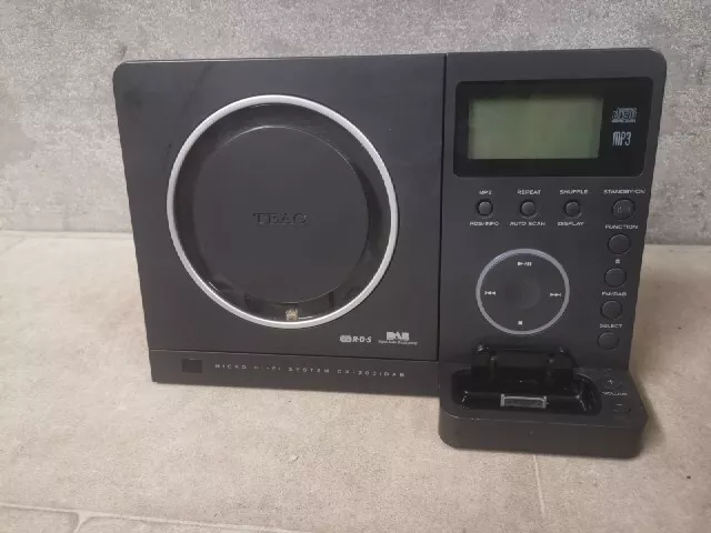 Teac Micro Hi-Fi System - Grey - Unit Only - (CX-200iDAB)