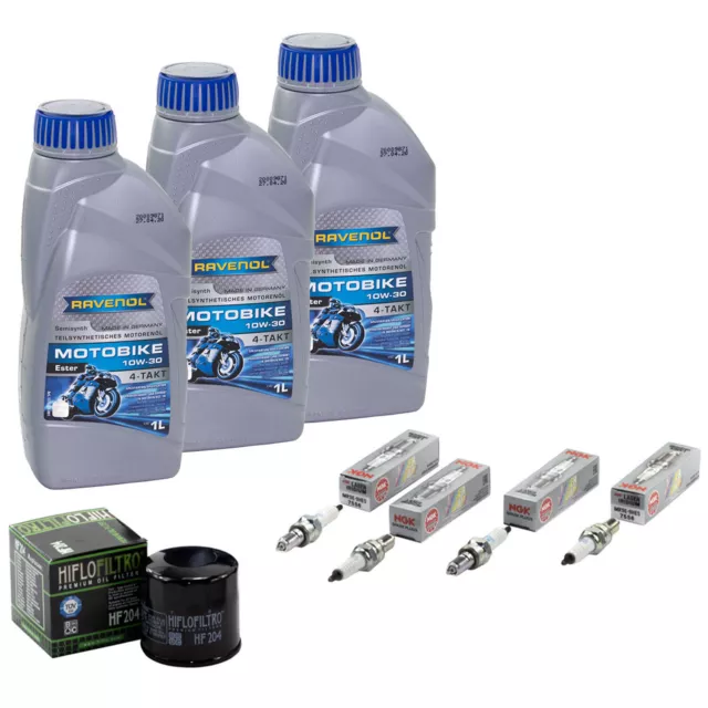 Inspección Kit 3L Aceite para Honda CBR 1000RR SC59 2008-16 Bujías Filtro de