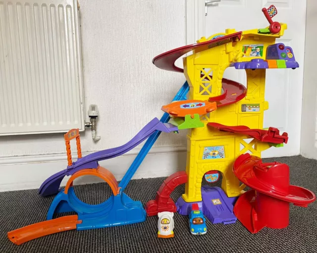 Vtech toot toot drivers super tracks & 2x Racer car Fully working lights & sound
