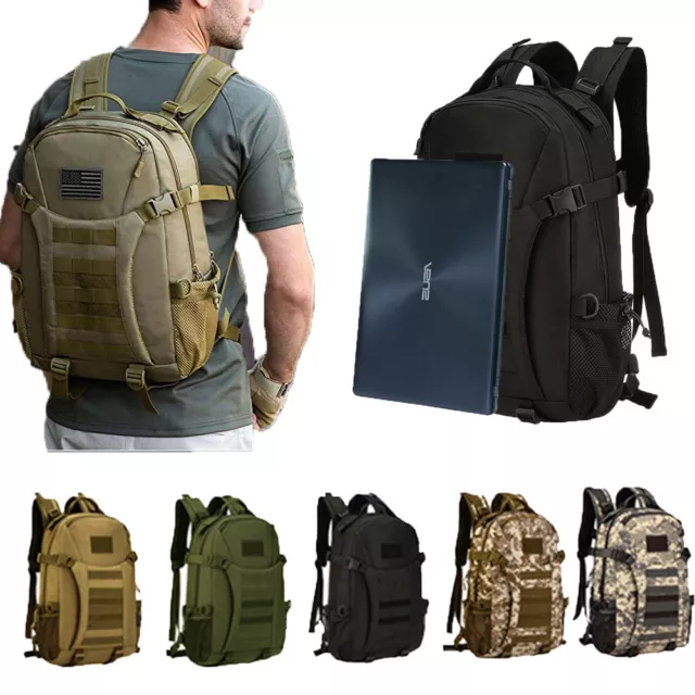 Outdoor Military Tactical Backpack Molle Bag Rucksack for Camping Hiking Travel