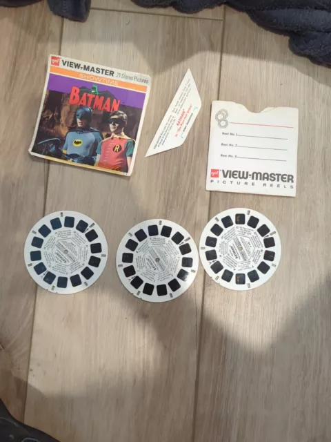 VINTAGE 3X 3D GAF View Master Retro Slide Viewers and Discs