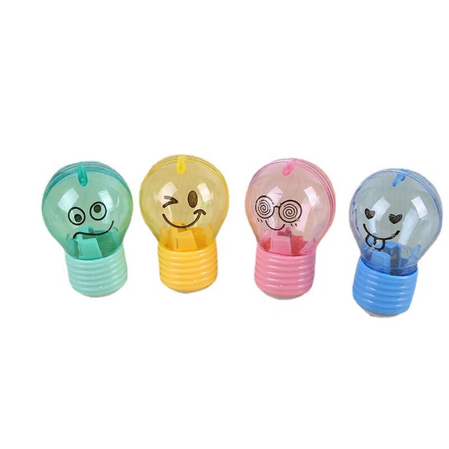 Novelty Bulb Style Pencil Sharpener Creative Cute Mechanical Pencil Sharpener ql