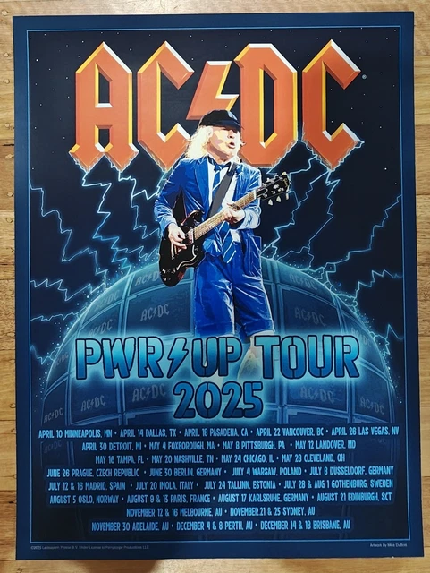 AC~DC POWER UP Tour Poster Australia Pop Up Store $179.99 - PicClick AU