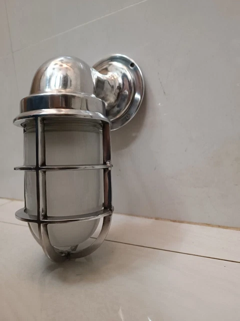 Cuello de cisne de aluminio náutico Luz de pared de paso de 90 grados con...