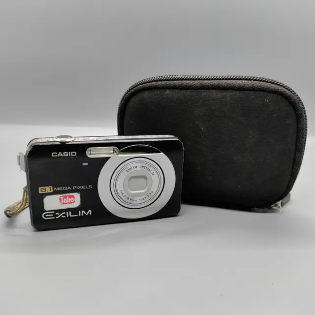 Casio Exilim EX-Z20 8.1MP Compact Digital Camera Black Tested