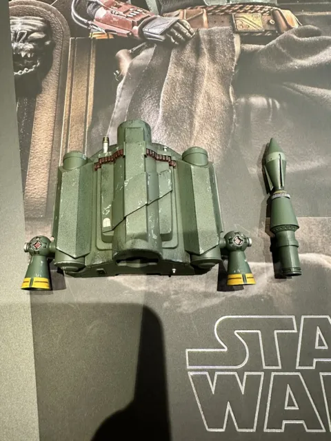 Hot Toys Boba Fett Repaint Armour And Throne 1/6 Star Wars Jetpack And Rocket
