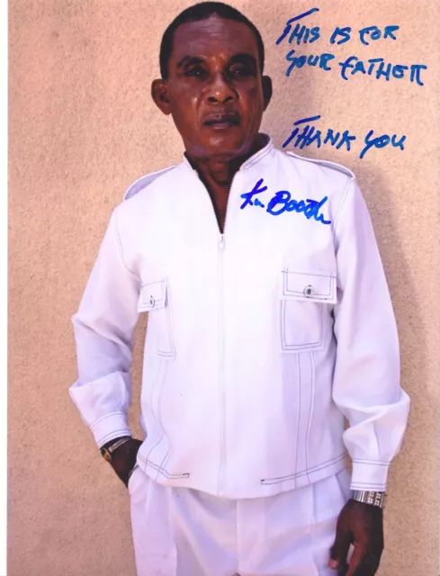 KEN BOOTHE Reggae legend VERY RARE AMAZING IN PERSON SIGNED W/ PROOF COA