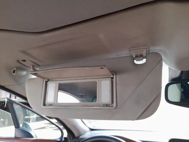 Pare-soleil Côté Droit Pour Peugeot 307 CC (3B) 2.0 - Gris Manitoba - Pièce D'occasion En état Fonctionnel