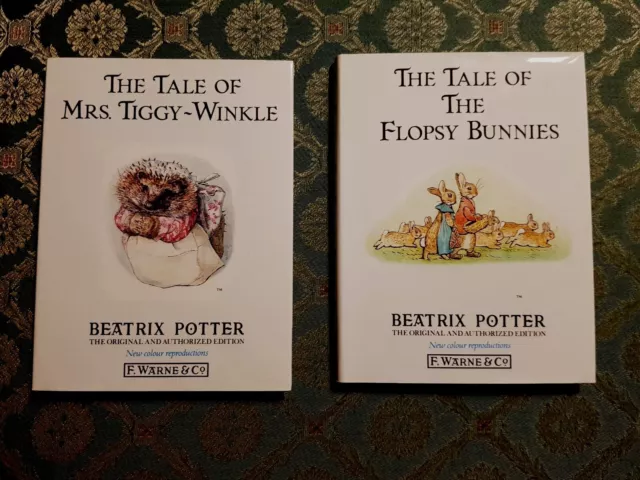 Beatrix Potter The Tale of the Flopsy Bunnies + The Tale of Mrs Tiggy-Winkle