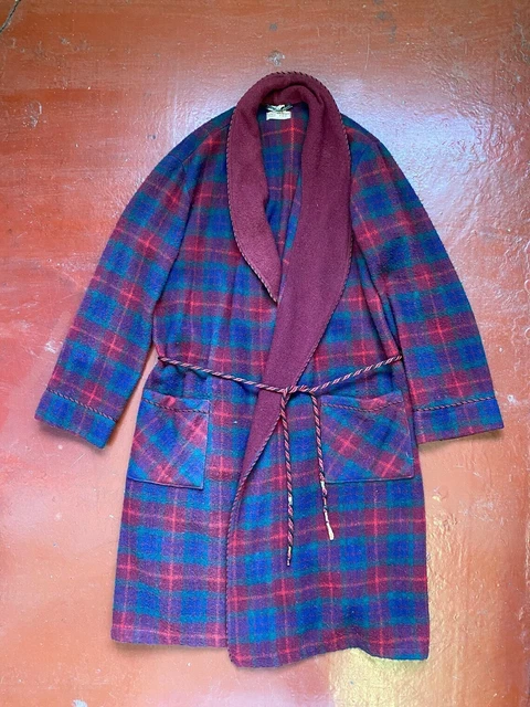 Vestito da uomo Dunn & Co in lana anni '50 cintura abito camice made in England L