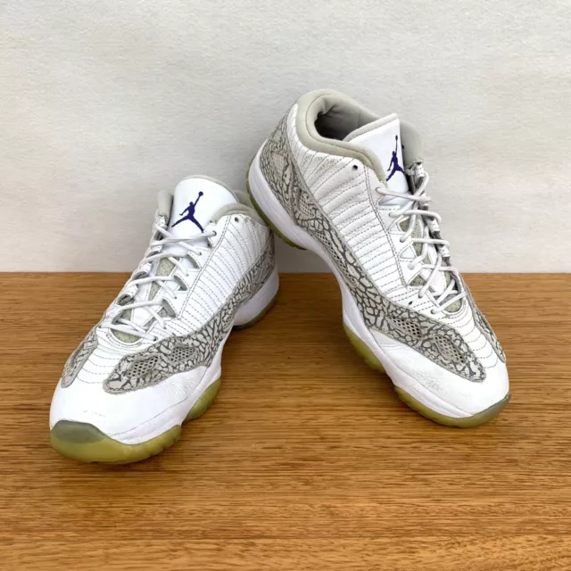🔹Mens Nike Air Jordan 11 XI Retro Low IE Cobalt Sneakers Shoes White Size 10 44