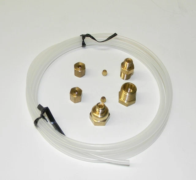 MECHANICAL OIL PRESSURE GAUGE INSTALL KIT 6 Feet of 1/8" NYLON TUBING