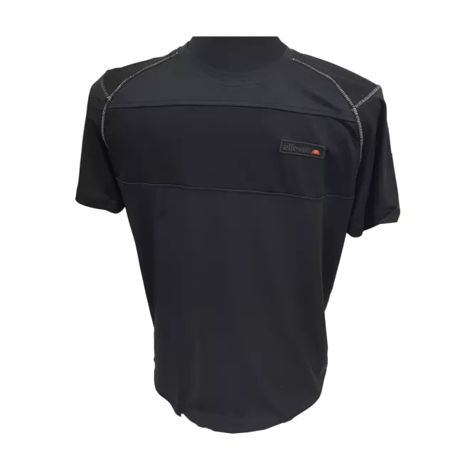 *Ellesse Men's Dynamic T-Shirt - Black - Medium 50% Off RRP £30