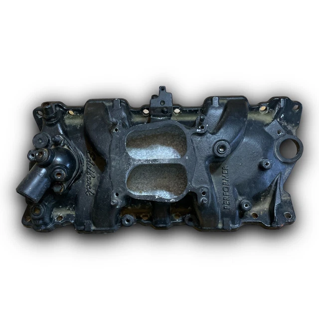 Edelbrock Performer 2101 SBC 327 350 400 Chevy Aluminum 4 Bbl Intake Manifold Edelbrock Performer 2101 SBC 327 350 400 Chevy Aluminum 4 Bbl Intake Manifold