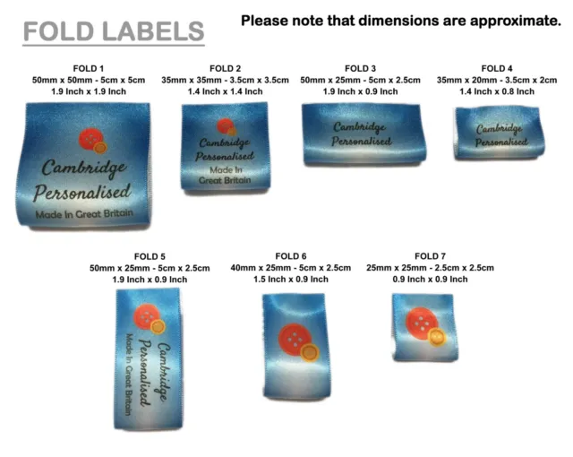 20 Etiketten personalisiertes Nähen in Kleidung Kleidung Etikett Handwerk handgefertigt maßgeschneidert Geschenk 3