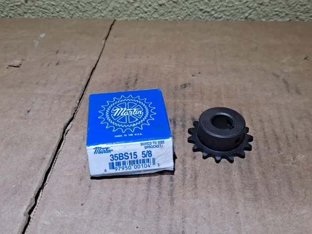NEW  Martin  35BS15 5/8  ROLLER CHAIN SPROCKET   Fast Shipping