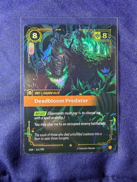 RIFTBOUND - LEAGUE of Legends Origins - Deadbloom Predator - Epic Foil ...