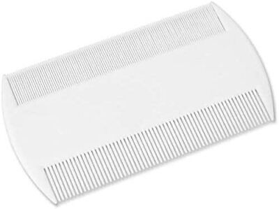 White Double Sided Nit Combs for Head Lice Detection