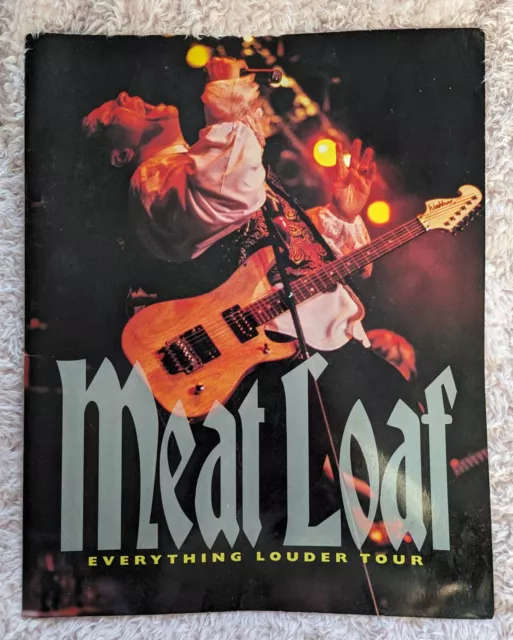 Meat Loaf Everything Louder Tour Programme, 1994