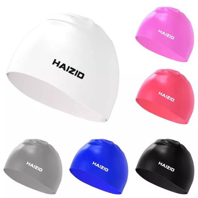 Comfortable Silicone Swimming Cap for Adults Non Marking and Leak Resistant