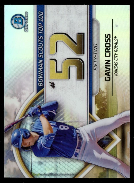 2023 Bowman Scouts’ Top 100 Gavin Cross #BTP-52 Kansas City Royals