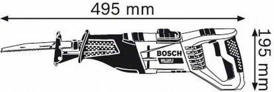 Scie sabre Bosch Professional GSA 1100 E 060164C800 GSA 1100 E + mallette 1100 W