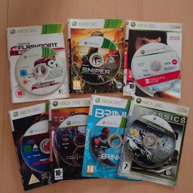 Xbox 360 Games Bundle Discs Only (No Cases) Joblot