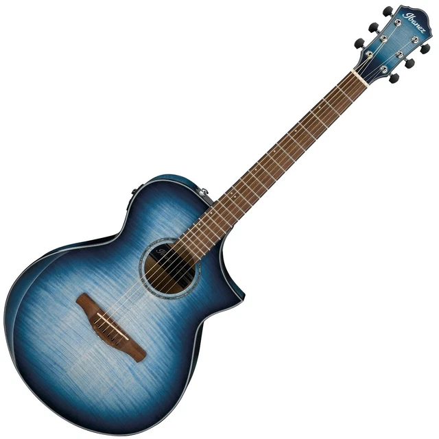 IBANEZ AEWC400 ACOUSTICELECTRIC Guitar Blue Burst 599.99 PicClick