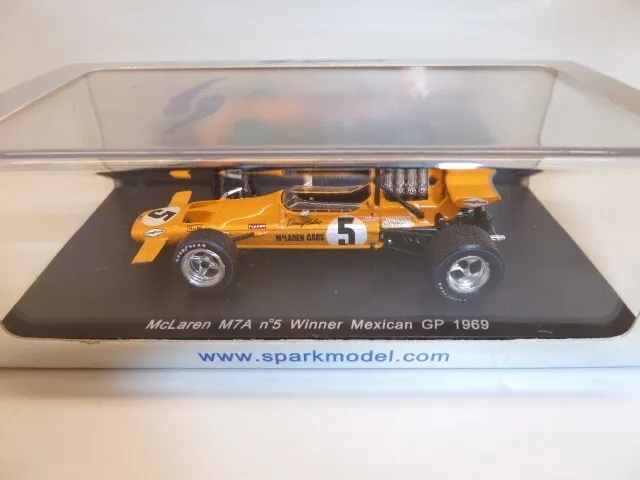 Spark 1/43 -  S3120 - McLaren M7A #5 Winner Mexican GP 1969 - Denny Hulme