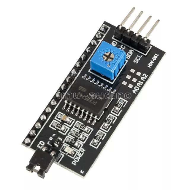 IIC/I2C/TWI/SPI Serial Interface Board Module Port for Arduino 1602LCD Display