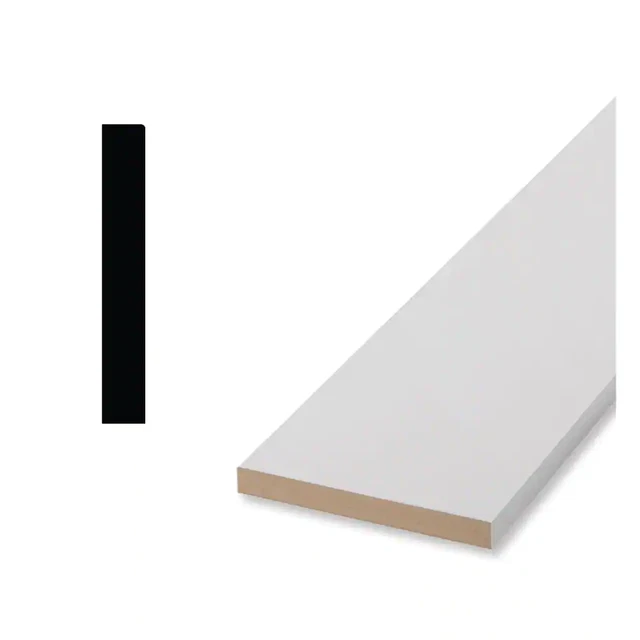 Timeless Craftsman 55E1 5-1/2 In. X 11/16 In. X 96 In. Primed MDF Base Moulding