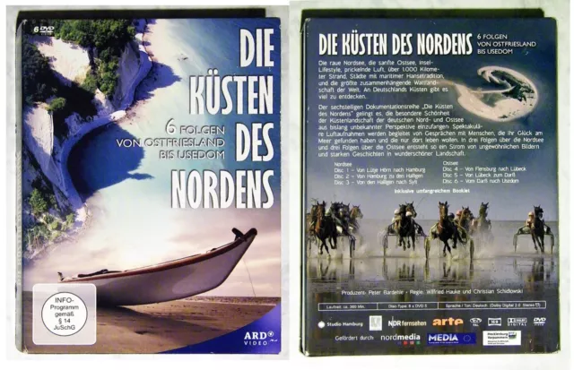 DIE KÜSTEN DES NORDENS - 6 Original-Folgen . ca. 6 Std. ARD-Video 6-DVD BOX