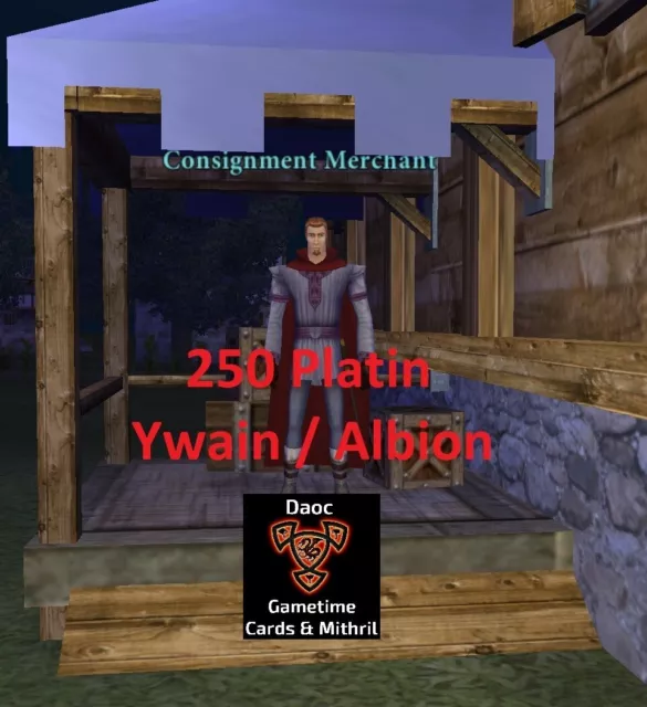 Daoc 250 Platin Ywain / Albion Dark Age Of Camelot Live Server
