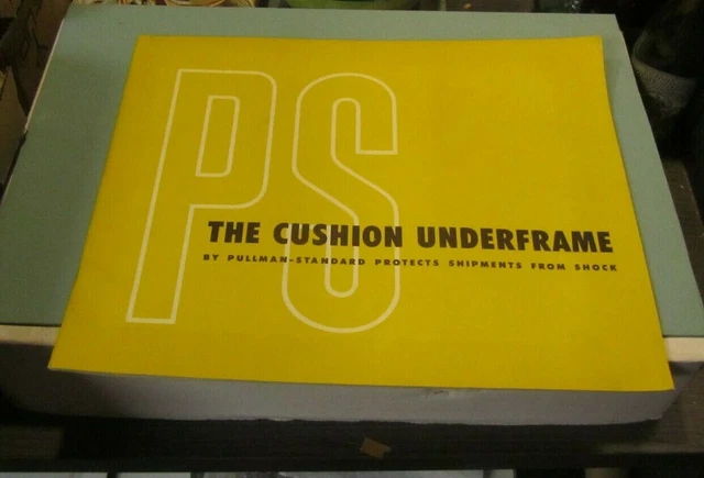 Vintage 1950's Pullman Standard Railroad Car Cushion Underframe Advertising Book