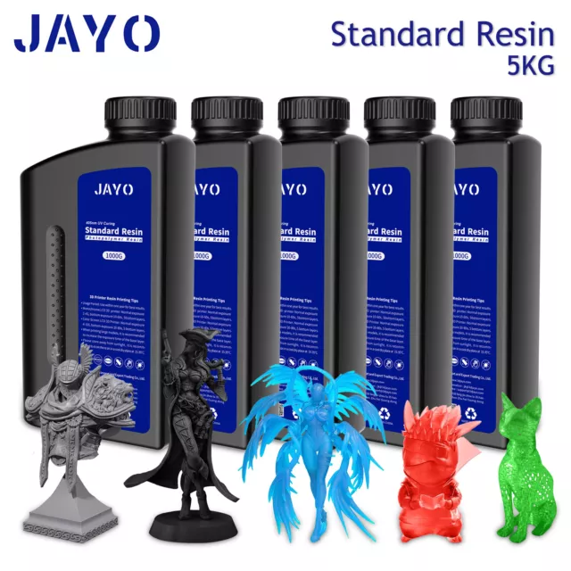 JAYO 5KG 405nm Resina UV rápida LCD Impresora 3D Estándar Photopolymer Resin