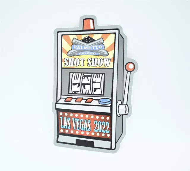 Palmetto State Armory Slot Machine Logo Sticker/Logo Decal Shotshow 22 Las Vegas