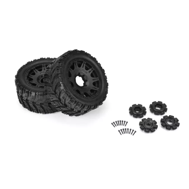 Pro-Line Masher X BELTED HP 5.7" Mounted Monster Tires 2pcs fits XMaxx/Kraton 8S