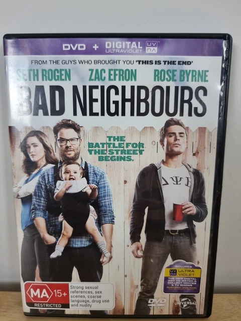 Bad Neighbours (DVD, 2014) - Very Good Condition - Region 2,4&5