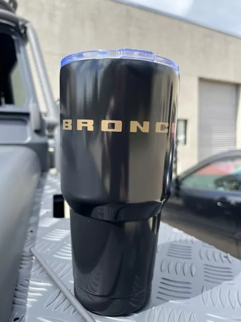 BRONCO CERAKOTE Tumbler 30oz Stainless Steel Vacuum Double Wall Insulation