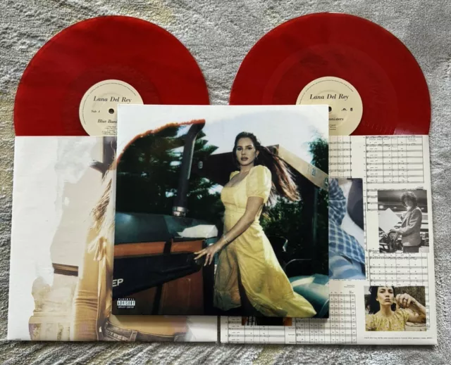 Lana Del Rey  Blue Banisters Target rare RED vinyl - opened / used