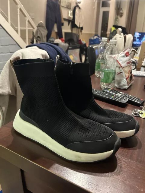 Zara black sock trainers hotsell