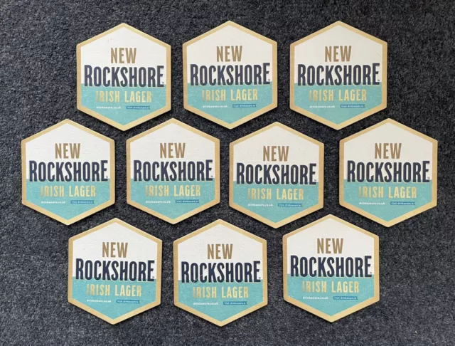 10 Rockshore Beer Mats  - Home Bar / Pub Experience