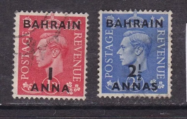 Bahrain 1948 1a and 2½a (A417)