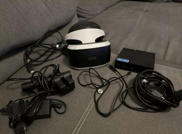 Sony PlayStation VR Brille mit PlayStation Camera (2016) Mit Adapter für PS5